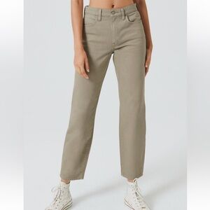 SUNDAY BEST ARITZIA WOMENS HIGH WAIST MOM JEANS Size 24‎ CROP
